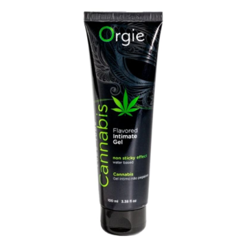 ORGIE - TUBO LUBRIFICANTE ALLA CANNABIS GEL INTIMO A BASE DE ACQUA BACIABILE 100 ML