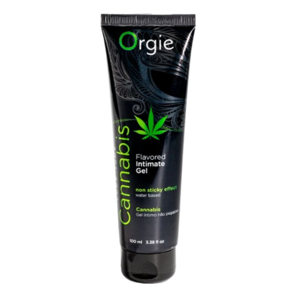 ORGIE - TUBE DE LUBRIFIANT AU CANNABIS, GEL INTIME À BASE DE EAU, 100 ML