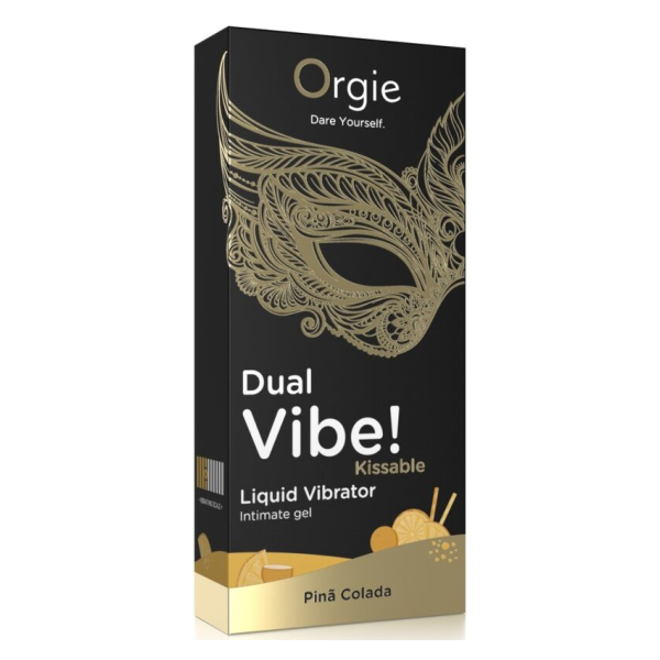 ORGIE - DOPPIA VIBRA! PIÑA COLADA KISSABLE VIBRATORE LIQUIDO 15 ML