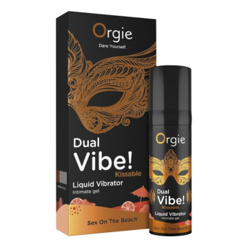 ORGIE - DUAL VIBE! SEX ON THE BEACH KISSABLE LIQUID VIBRATOR 15 ML