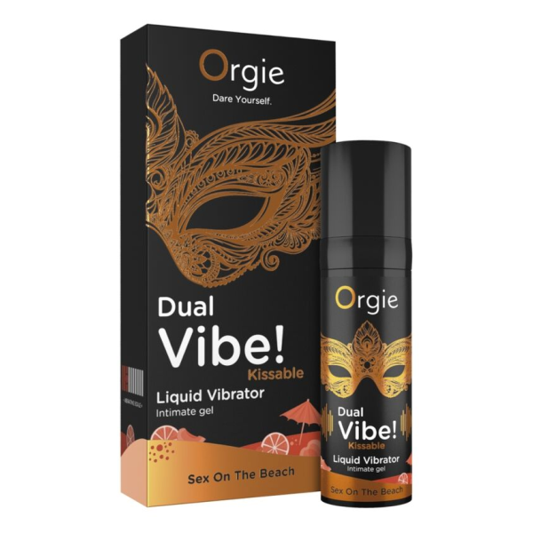 ORGIE - DOPPIA VIBRAZIONE! VIBRATORE LIQUIDO BACIABILE SEX ON THE BEACH 15 ML