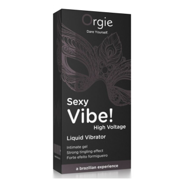 ORGIE - VIBRAZIONI SEXY! VIBRATORE LIQUIDO AD ALTA TENSIONE EXTRA FORTE 15 ML