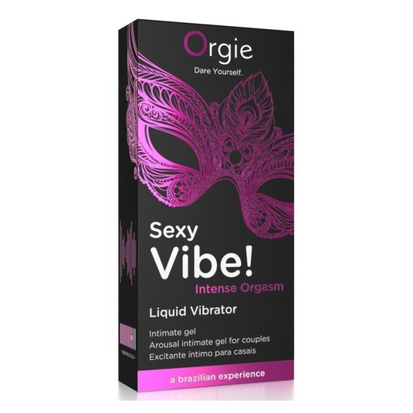 ORGIE - SEXY VIBE! INTENSIVES ORGASMUS, VIELFÄLTIGE EMPFEHLUNGEN, INTIMGEL 15 ML