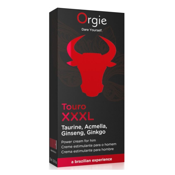 ORGIE - TOURO XXXL EREKTIONSVERBESSERUNGS- UND VERGRÖSSERUNGSCREME 15 ML