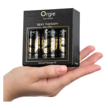 ORGIE - SEXY THERAPY MINI SIZE COLLECTION SENSUAL MASSAGE OILS 3 X 30 ML