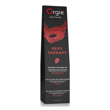 ORGIE - MASSAGE DES LÈVRES COFFRET DE MASSAGE KISSABLE À LA FRAISE 100 ML