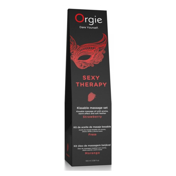 ORGIE - MASSAGE DES LÈVRES COFFRET DE MASSAGE KISSABLE À LA FRAISE 100 ML