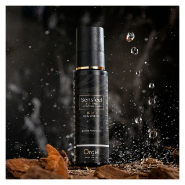 ORGIE - SENSFEEL POUR HOMME ÉLIXIR DE SÉDUCTION 10 EN 1 CORPS ET CHEVEUX 100 ML