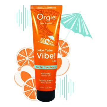 ORGIE - LUBRIFICANTE IN TUBO VIBE! SESSO SULLA SPIAGGIA GEL INTIMO BACIABILE LEGGERO 100 ML