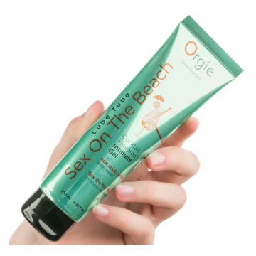 ORGIE - TUBO LUBRIFICANTE COCKTAIL SESSO IN SPIAGGIA GEL INTIMO BACIABILE A BASE DE ACQUA 100 ML