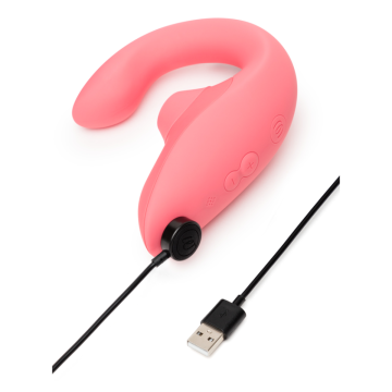 WOMANIZER - VIBRATORE STIMOLATORE CONIGLIO BLEND VIBRANT ROSE