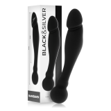 BLACK&SILVER - KARL DILDO ESTIMULADOR PUNTO G 18 CM
