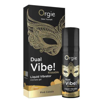 ORGIE - DOPPIA VIBRA! PIÑA COLADA KISSABLE VIBRATORE LIQUIDO 15 ML
