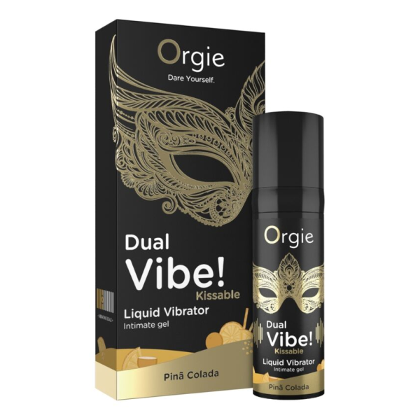 ORGIE - DOPPIA VIBRA! PIÑA COLADA KISSABLE VIBRATORE LIQUIDO 15 ML