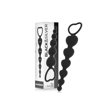 Black&Silver - Mila Cadena Anal De Corazones 18 Cm | Vybes.it