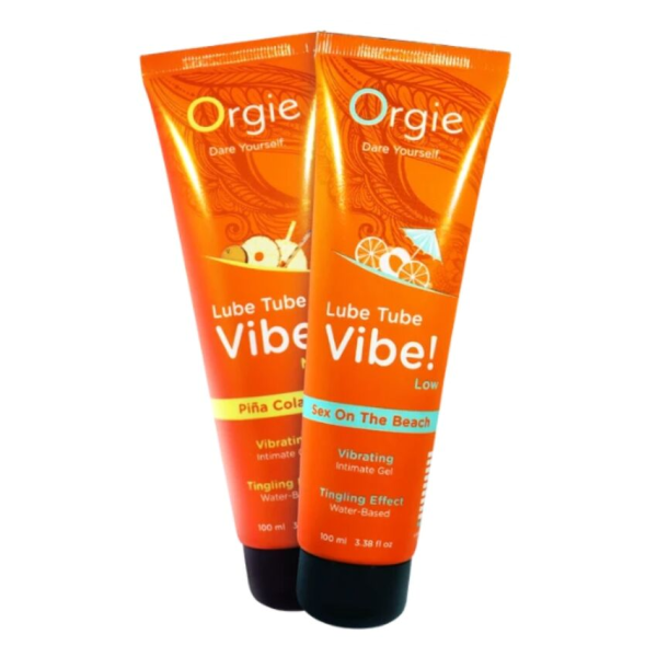 ORGIE - GLEITMITTEL-TUBE VIBE! SEX AM STRAND KÜSSEBARES INTIMGEL MIT LEICHTEM KRIBBELN 100 ML