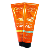ORGIE - LUBRIFICANTE IN TUBO VIBE! SESSO SULLA SPIAGGIA GEL INTIMO BACIABILE LEGGERO 100 ML