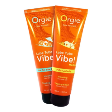 ORGIE - LUBE TUBE VIBE! PIÑA COLADA KISSABLE INTIMATE GEL MEDIUM TINGLING 100 ML