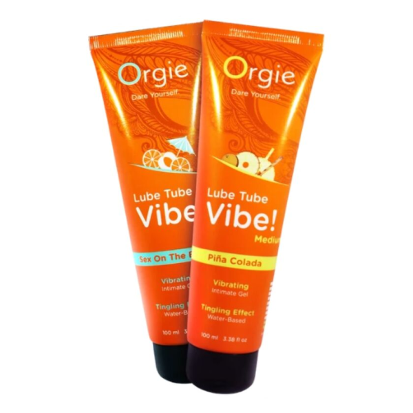 ORGIE - LUBE TUBE VIBE! PIÑA COLADA KISSABLE INTIM GEL MITTEL PRICKELND 100 ML