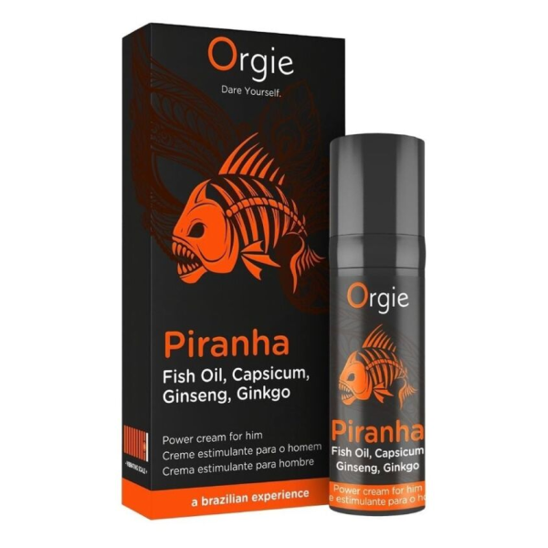 ORGIE - CRÈME ÉNERGISANTE PIRANHA POUR LUI 15 ML