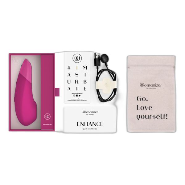 WOMANIZER - STIMOLATORE CLITORIDEO ROSA VIBRANTE