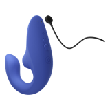 WOMANIZER - BLEND RABBIT VIBRATOR STIMULATOR VIBRANT BLUE
