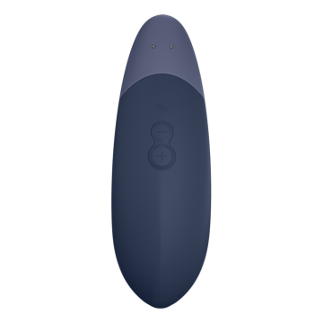 WOMANIZER - VIBE LAY-ON VIBRATEUR SILENCIEUX BLEU FONCÉ