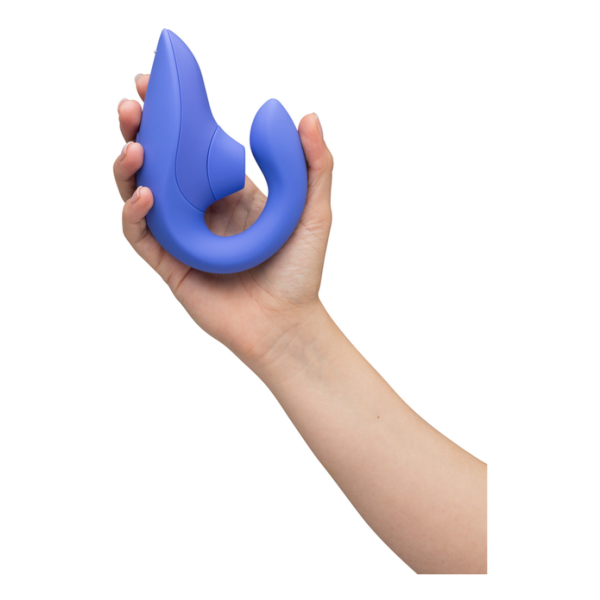 WOMANIZER - BLEND RABBIT VIBRATOR STIMULATOR VIBRANT BLUE