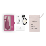 WOMANIZER - VIBE LAY-ON VIBRATORE SILENZIOSO ROSA SCURO