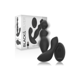 Black&Silver - Cora Anal Plug Silicone Remote Control | Vybes.it