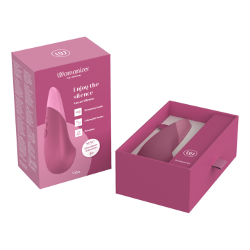 WOMANIZER - VIBE LAY-ON SILENT VIBRATOR DUSKY PINK