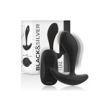 Black&Silver - Télécommande En Silicone Pour Plug Anal Dwayne |