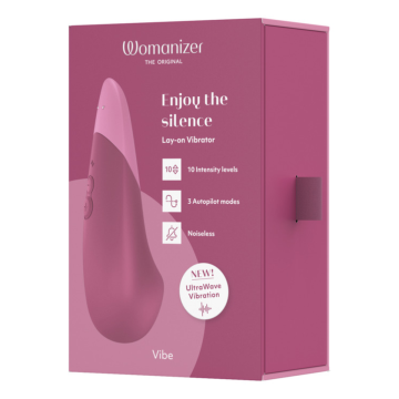 WOMANIZER - VIBRATEUR SILENCIEUX VIBE LAY-ON ROSE FOYER