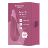 WOMANIZER - VIBE LAY-ON VIBRATORE SILENZIOSO ROSA SCURO