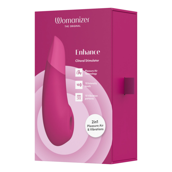 WOMANIZER - ENHANCE CLITORIAL STIMULATOR VIBRANT PINK