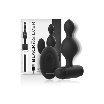 Black&Silver - Tucker Petite Télécommande Pour Plug Anal En
