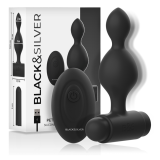 BLACK&SILVER - TUCKER PEQUEÑO PLUG ANAL SILICONA CONTROL REMOTO