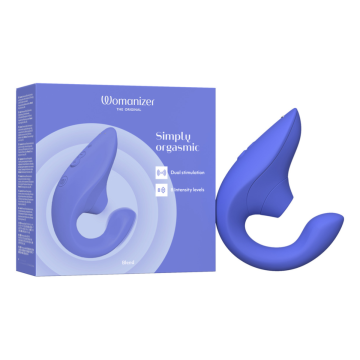 WOMANIZER - BLEND RABBIT VIBRATOR STIMOLATORE BLU VIBRANTE