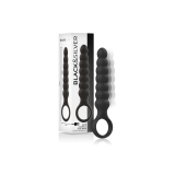 Black&Silver - Bob Potente Vibrador Dilatador Anal Silicona |