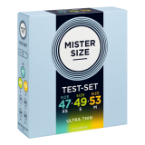 MISTER SIZE - MUSTERPACKUNG KONDOMGRÖSSE 47-49-53 MM (3 EINHEITEN)