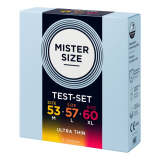 MISTER SIZE - PACK ÉCHANTILLON DE PRÉSERVATIFS TAILLE 53-57-60 MM (3 UNITÉS)