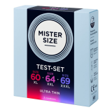 MISTER SIZE - CAMPIONE CONFEZIONE PRESERVATIVI MISURA 60-64-69 MM (3 UNITÀ)