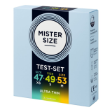 MISTER SIZE - PACK SAMPLE CONDOM SIZE 47-49-53 MM (3 UNITS)