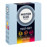 MISTER SIZE - PACK ÉCHANTILLON DE PRÉSERVATIFS TAILLE 53-57-60 MM (3 UNITÉS)