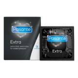 PASANTE - EXTRA PRÉSERVATIFS EXTRA ÉPAIS AVEC LUBRIFICATION SUPPLÉMENTAIRE 3 UNITÉS