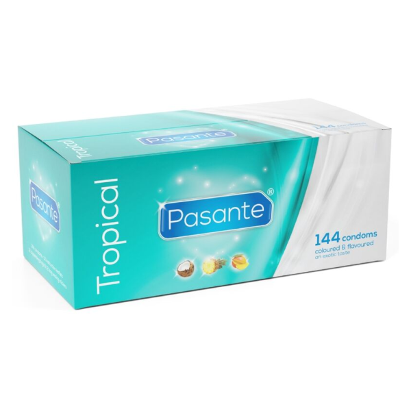 PASANTE - KONDOME TROPISCHE AROMEN 144 EINHEITEN