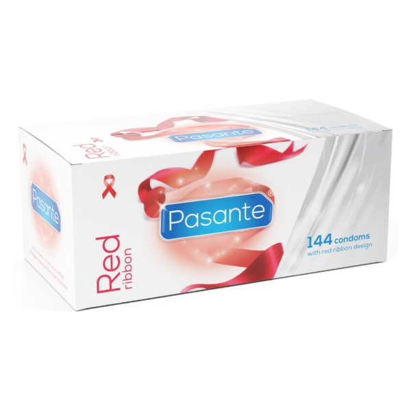PASANTE - RED RIBBON NATURELLE SHAPED FIT CONDOMS 54 MM 144 UNITÀ