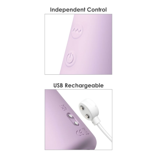 FANTASY FOR HER - FANTASY TWIST VIBRATOR TWISTMOTION WITH ROTATION AND PUSHING PURPLE