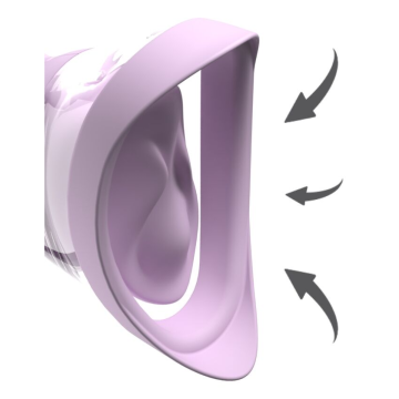 FANTASY FOR HER - VELOURA TOUCH PLEASURE PUMP POMPE INTIME AVEC SUCCION ET VIBRATION VIOLETTE