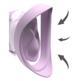 FANTASY FOR HER - VELOURA TOUCH PLEASURE PUMP POMPE INTIME AVEC SUCCION ET VIBRATION VIOLETTE